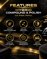 BULLDOG Hybrid compound and polish with microfiber cloth