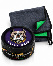 BULLDOG Hybrid compound and polish with microfiber cloth